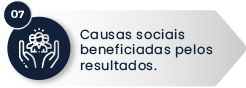 07 – Causas sociais beneficiadas pelos resultados